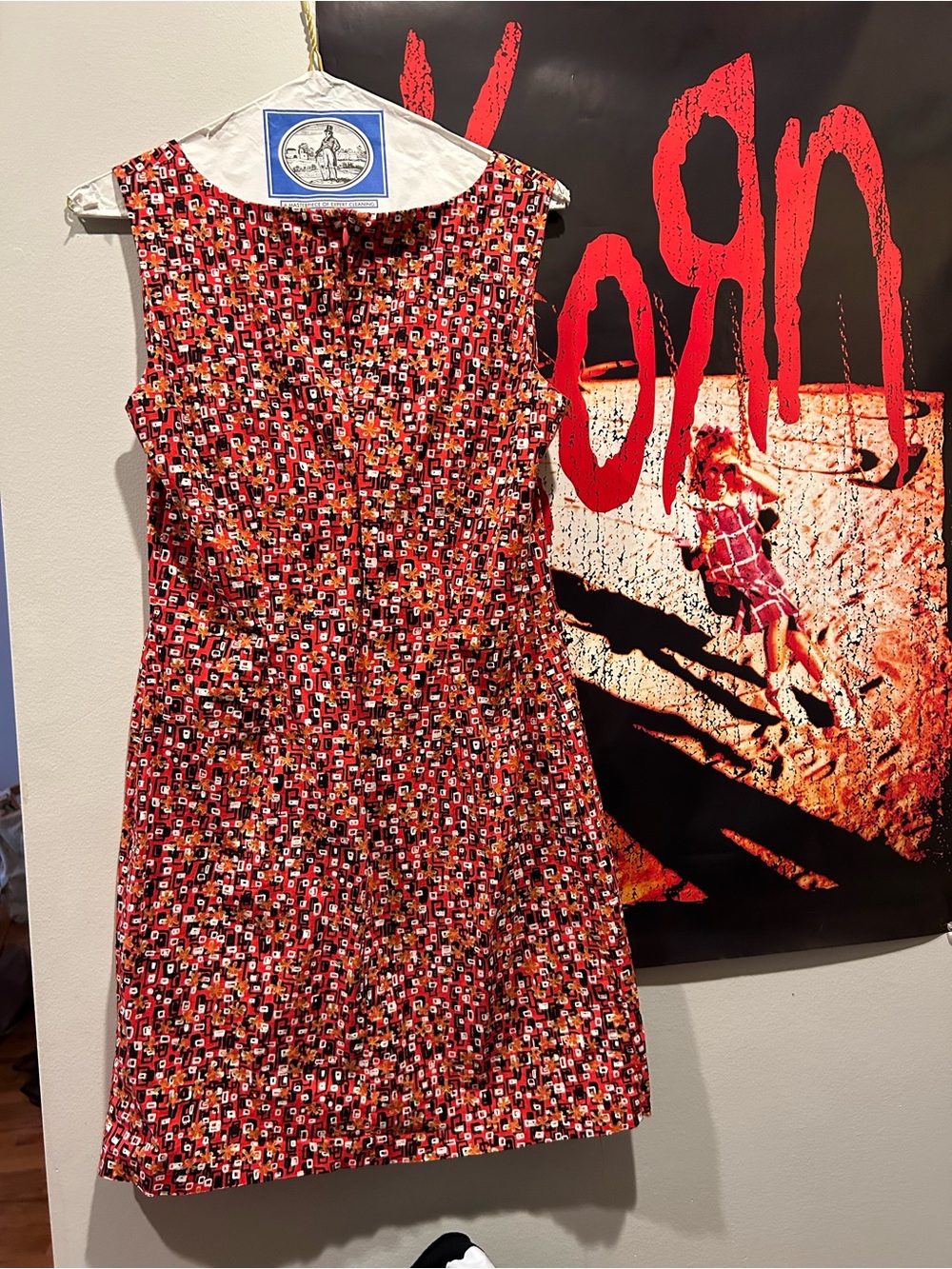 CDC Red Multi-Color Mini Dress - Picture 3 of 3